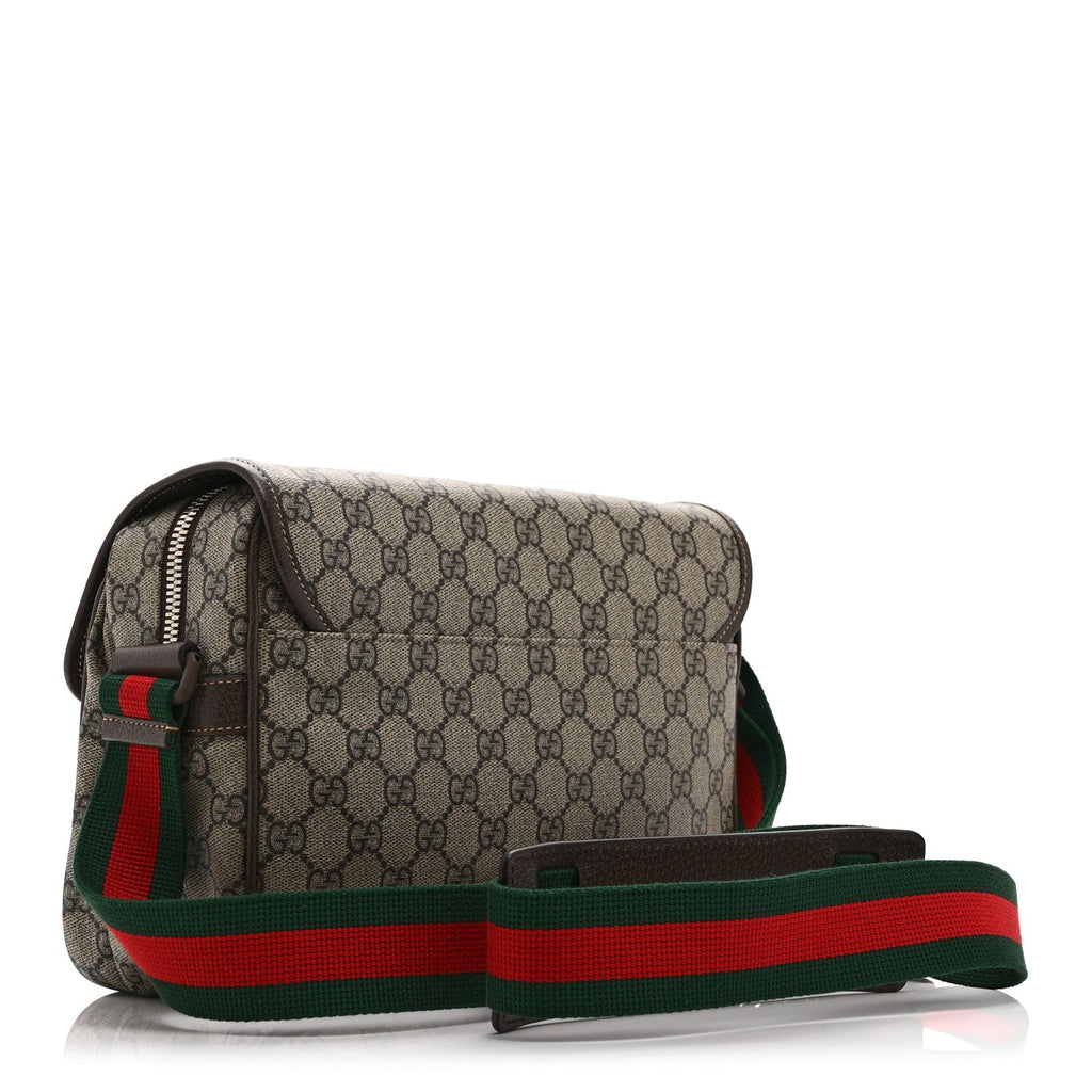 GG Supreme Small Messenger Bag Beige Ebony