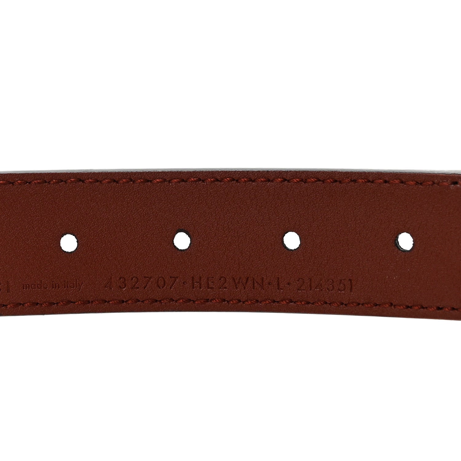 Calfskin Nylon Double G Web Kids Belt L Red