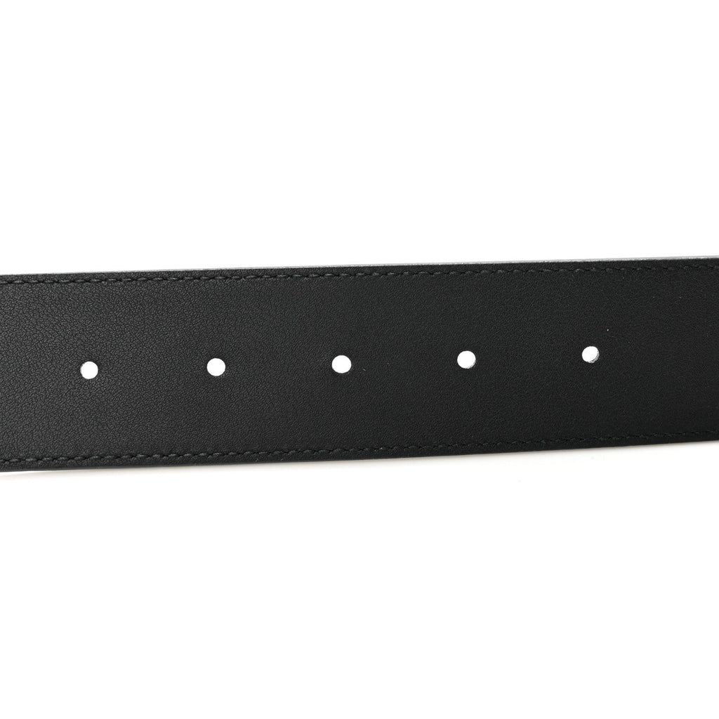 Calfskin Double G 30mm Belt 80 32 85 34 Black