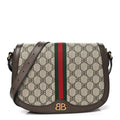 X  BB Supreme Monogram Web Small Ophidia Shoulder Bag Beige New Acero