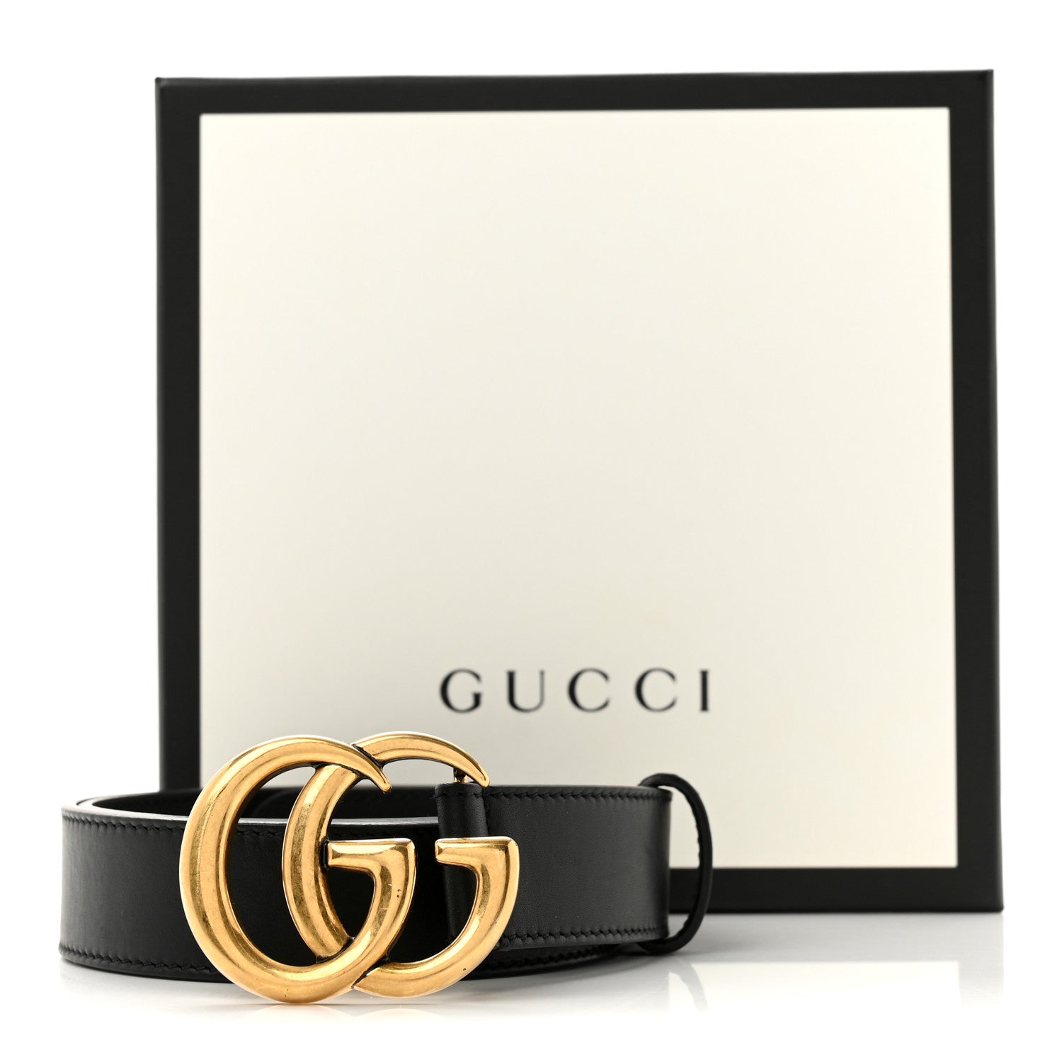 Calfskin Double G 30mm Belt 75 30 Black