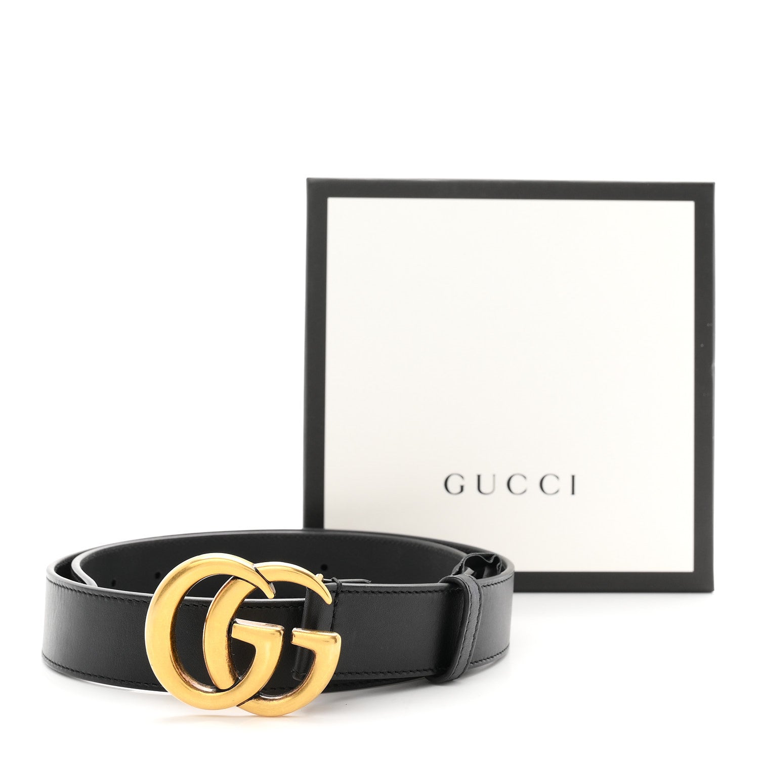 Calfskin Double G 30mm Belt 85 34 Black