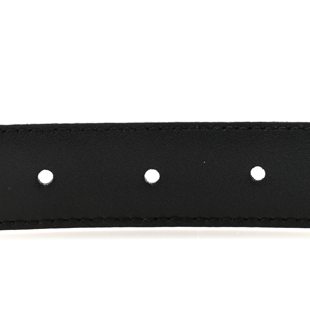 Calfskin Icaro G Cube 25mm Belt 75 30 Black