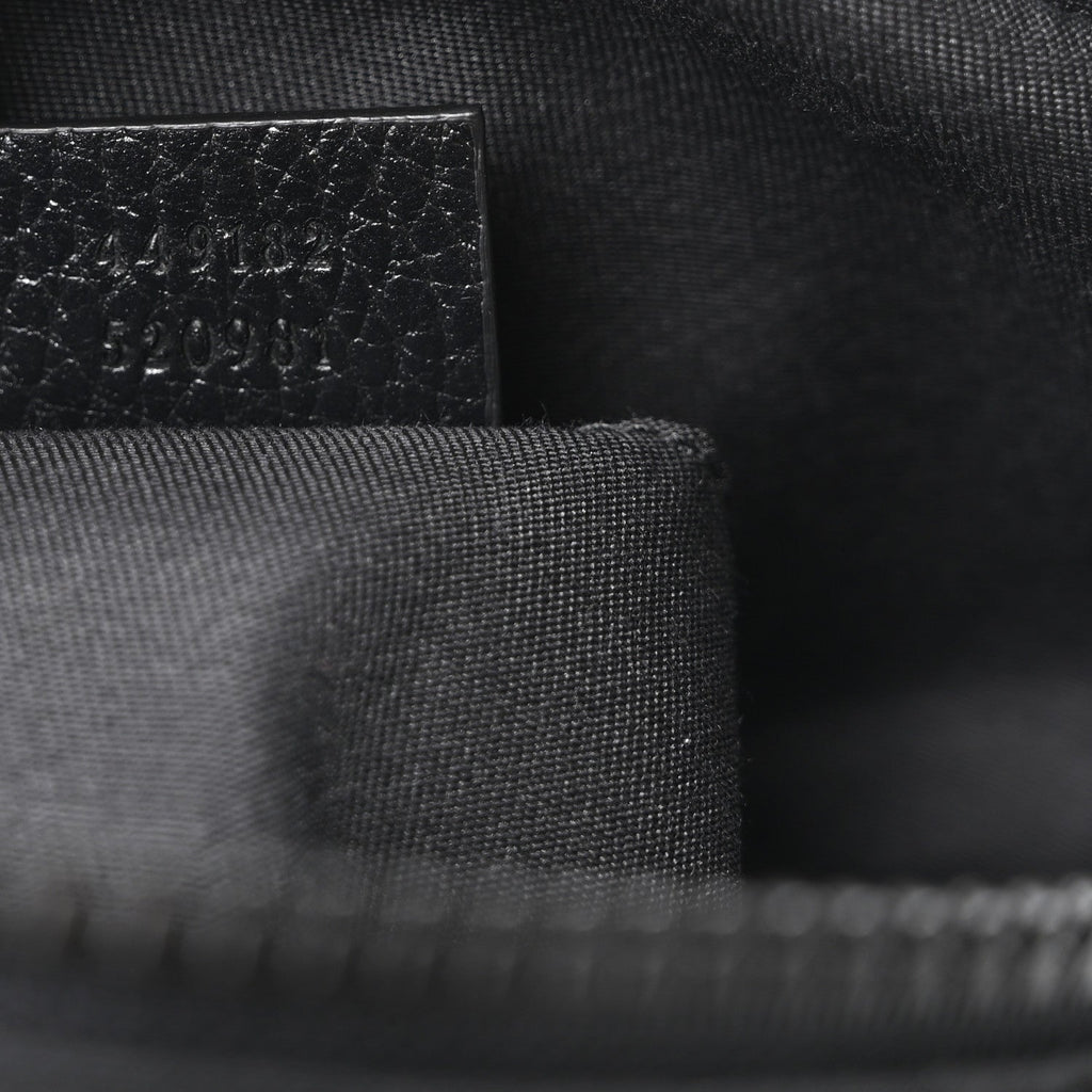 Nylon Monogram Fanny Pack Belt Bag Black
