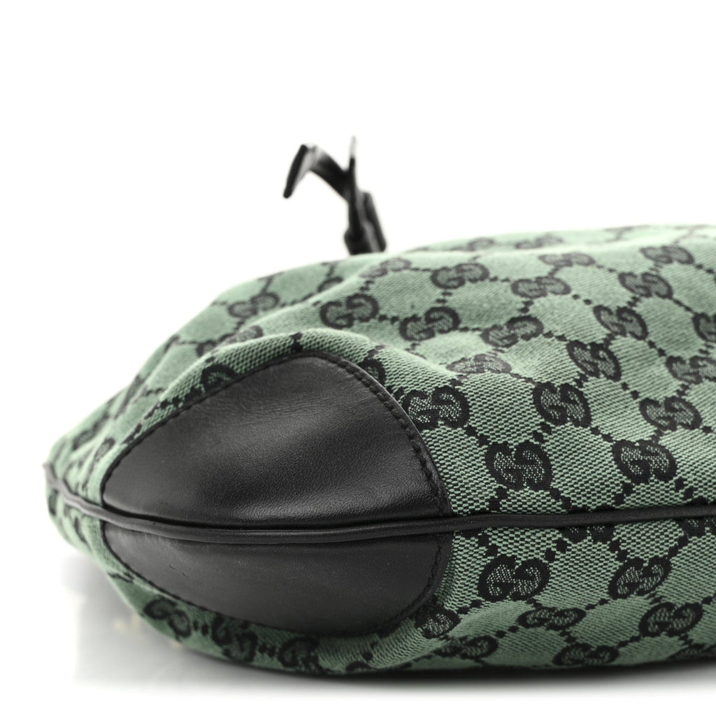 Monogram Drawstring Shoulder Bag Green