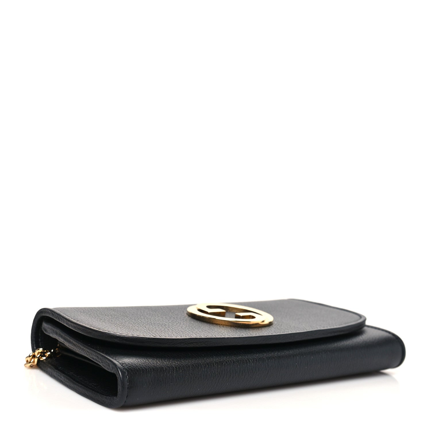Roxy Calfskin Blondie Continental Chain Wallet Black