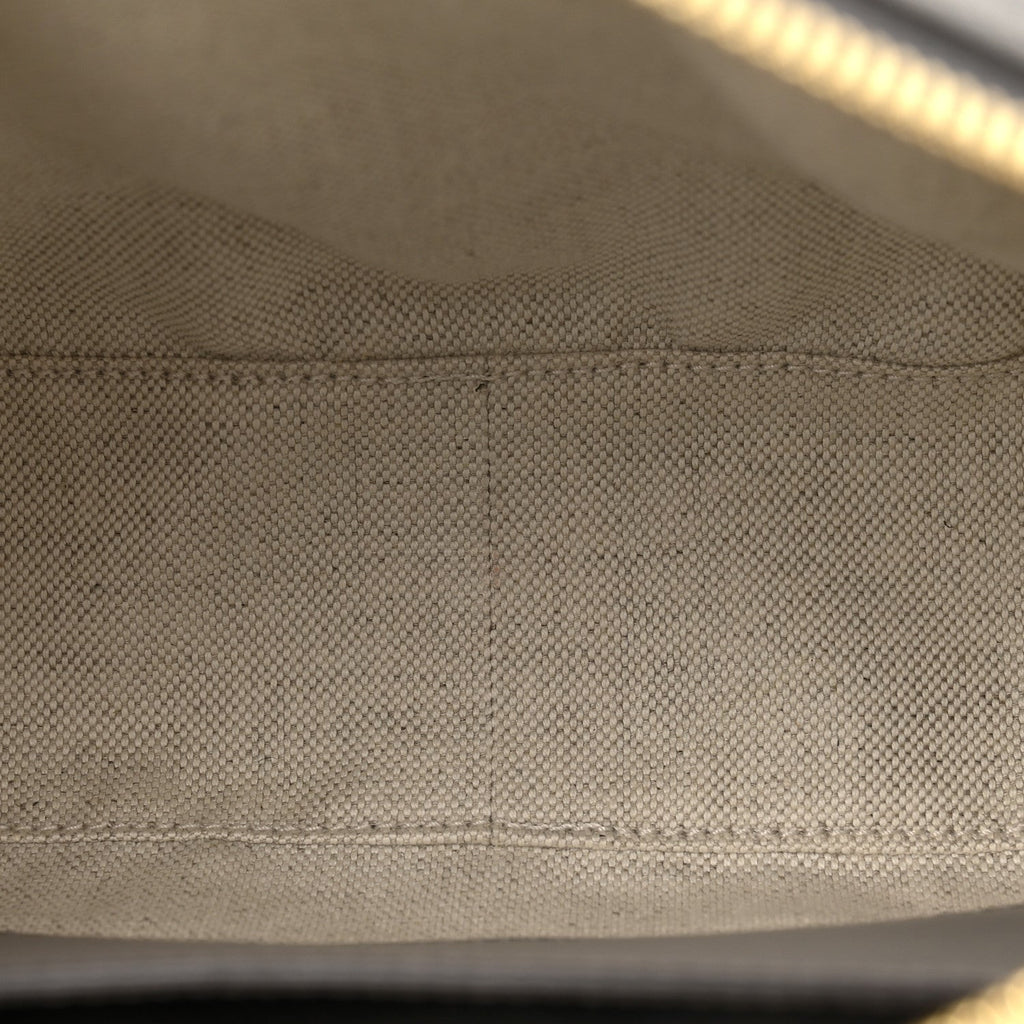 Calfskin GG Matelasse Shoulder Bag Dusty Grey Natural