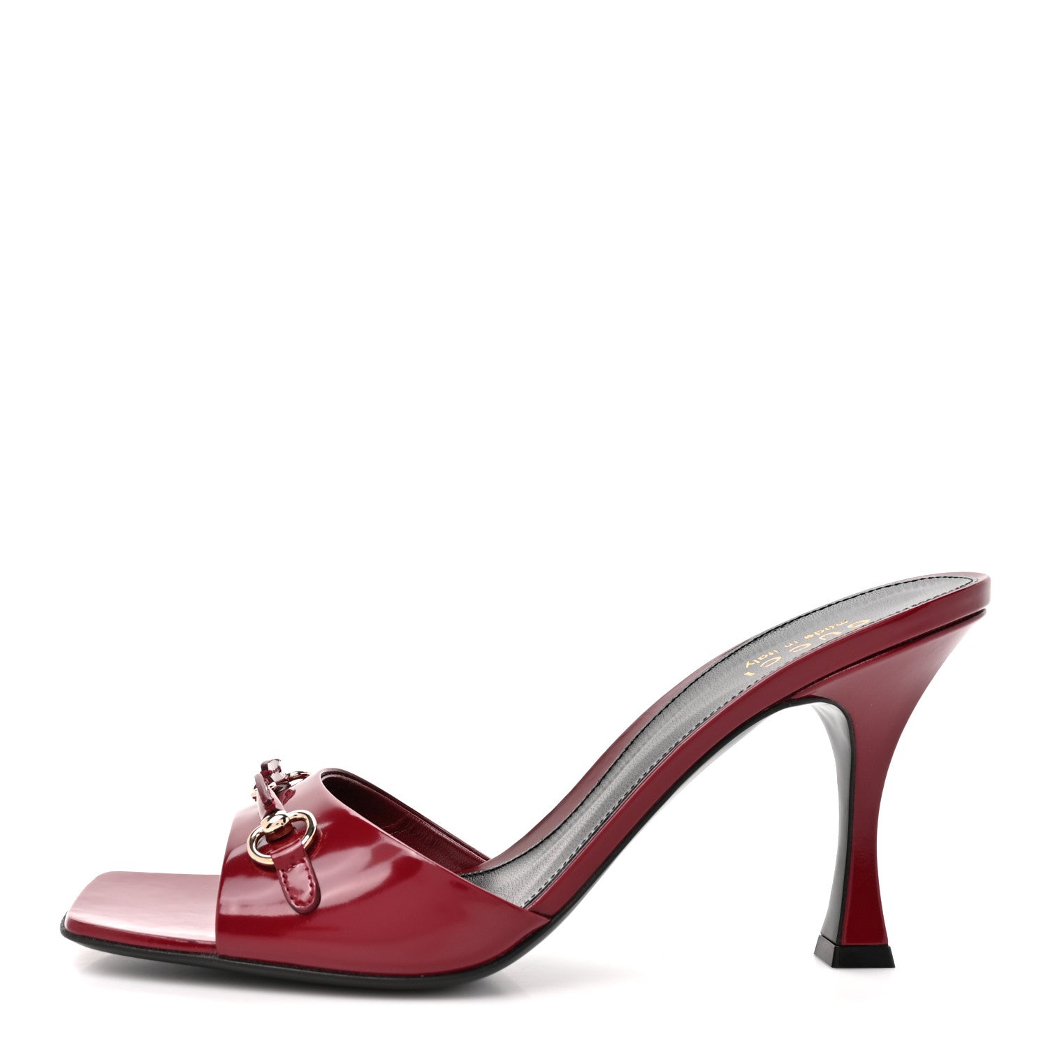 Nappa Regent Strappy Horsebit Sandals 39 Maple Red