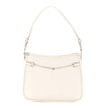 Calfskin Horsebit Slim Shoulder Bag White