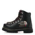 X THE NORTH FACE Calfskin Womens Hiking Ankle Boots 37.5 Black