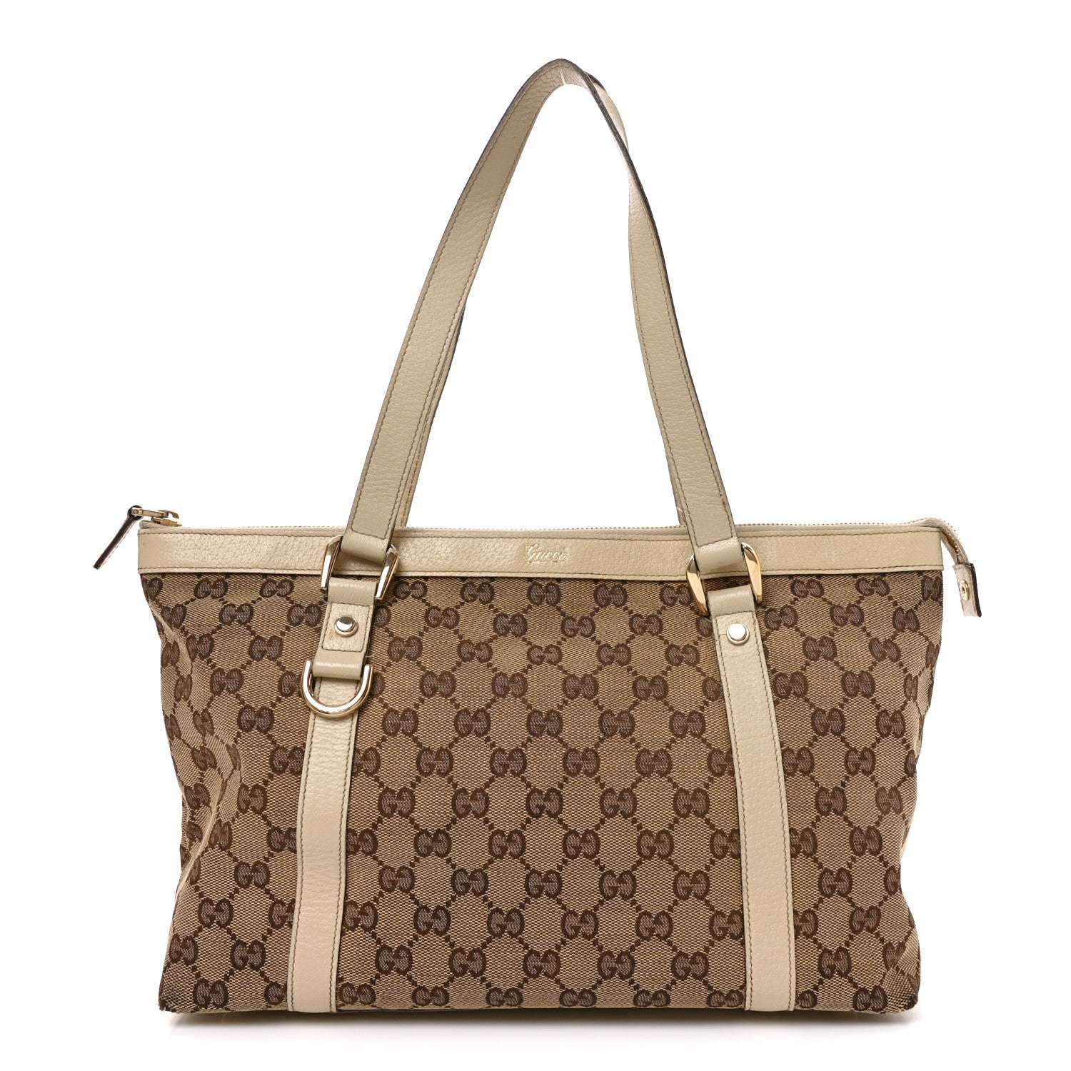 Monogram Medium Abbey Tote Off White