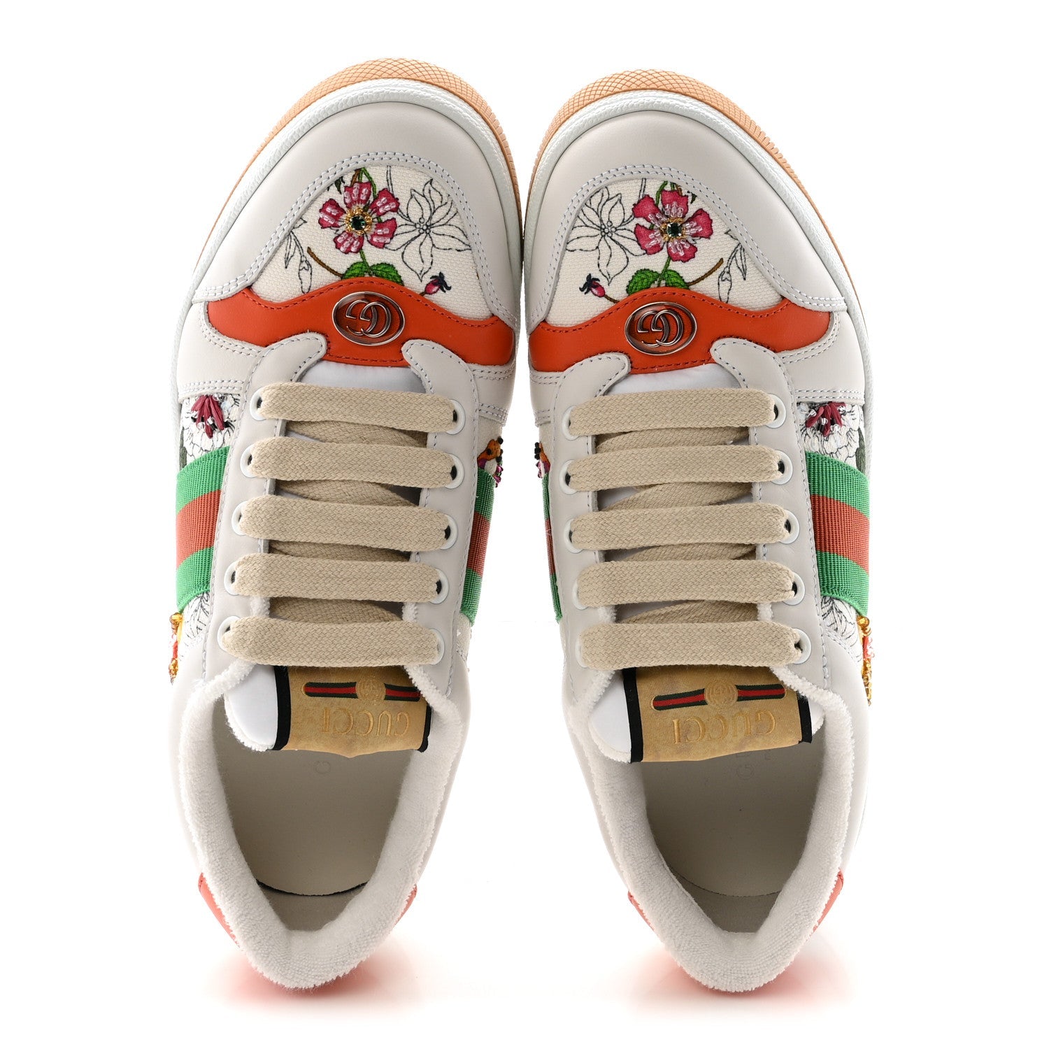 Sepang Flora Faded Canvas Web Womens Screener Sneakers 36.5 White
