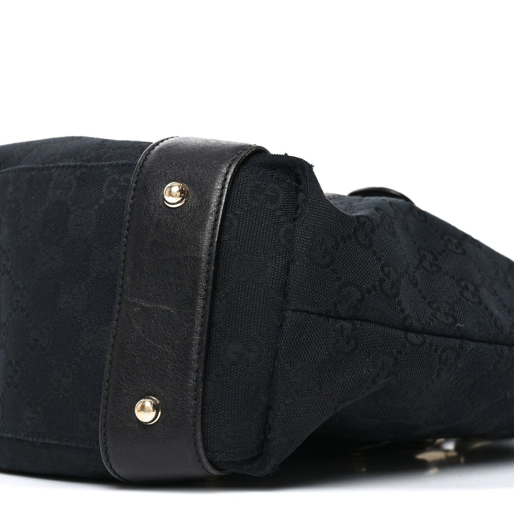 Guccissima Medium Pelham Shoulder Bag Black