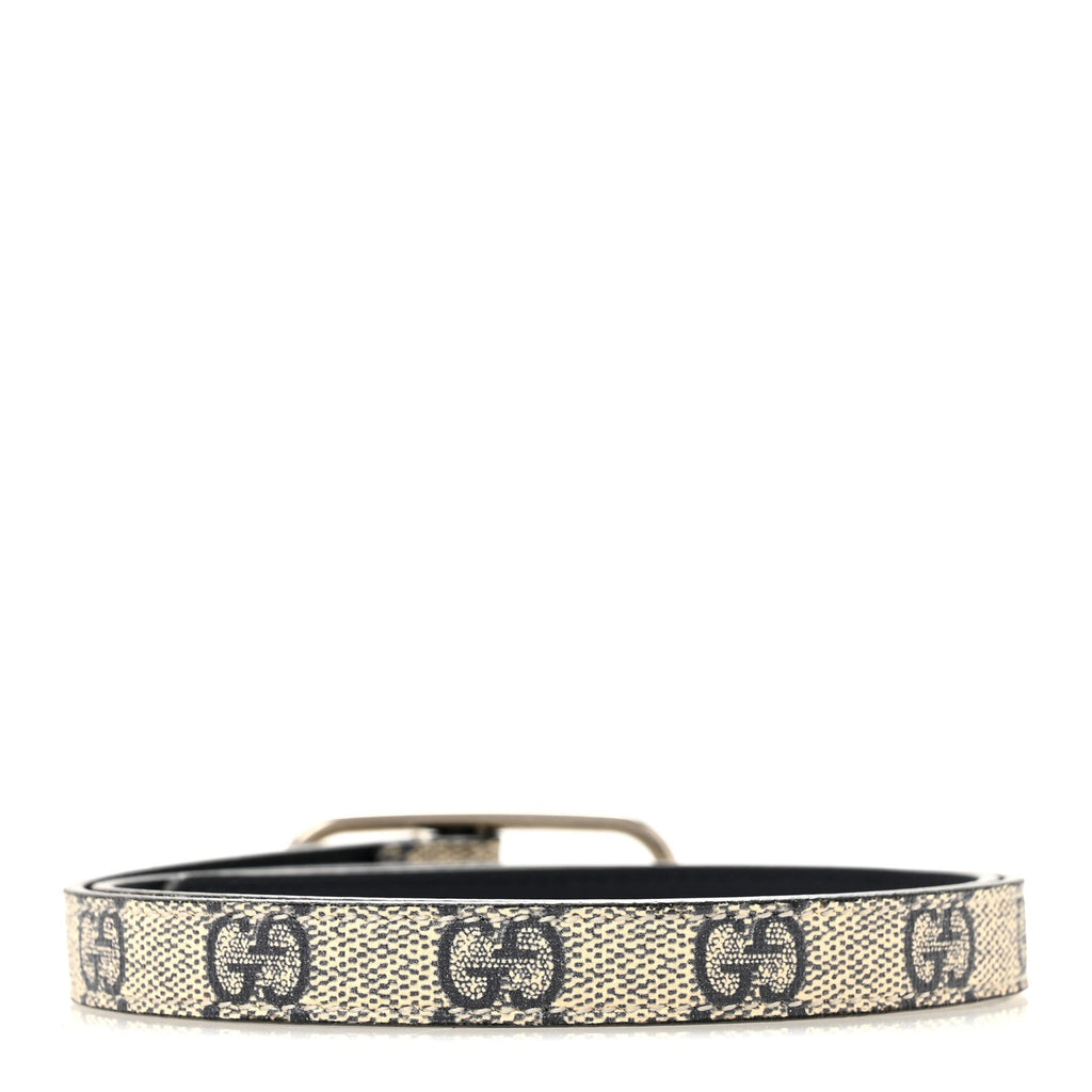 GG Supreme Monogram Jackie 1961 15mm Belt 70 28 Beige Blue