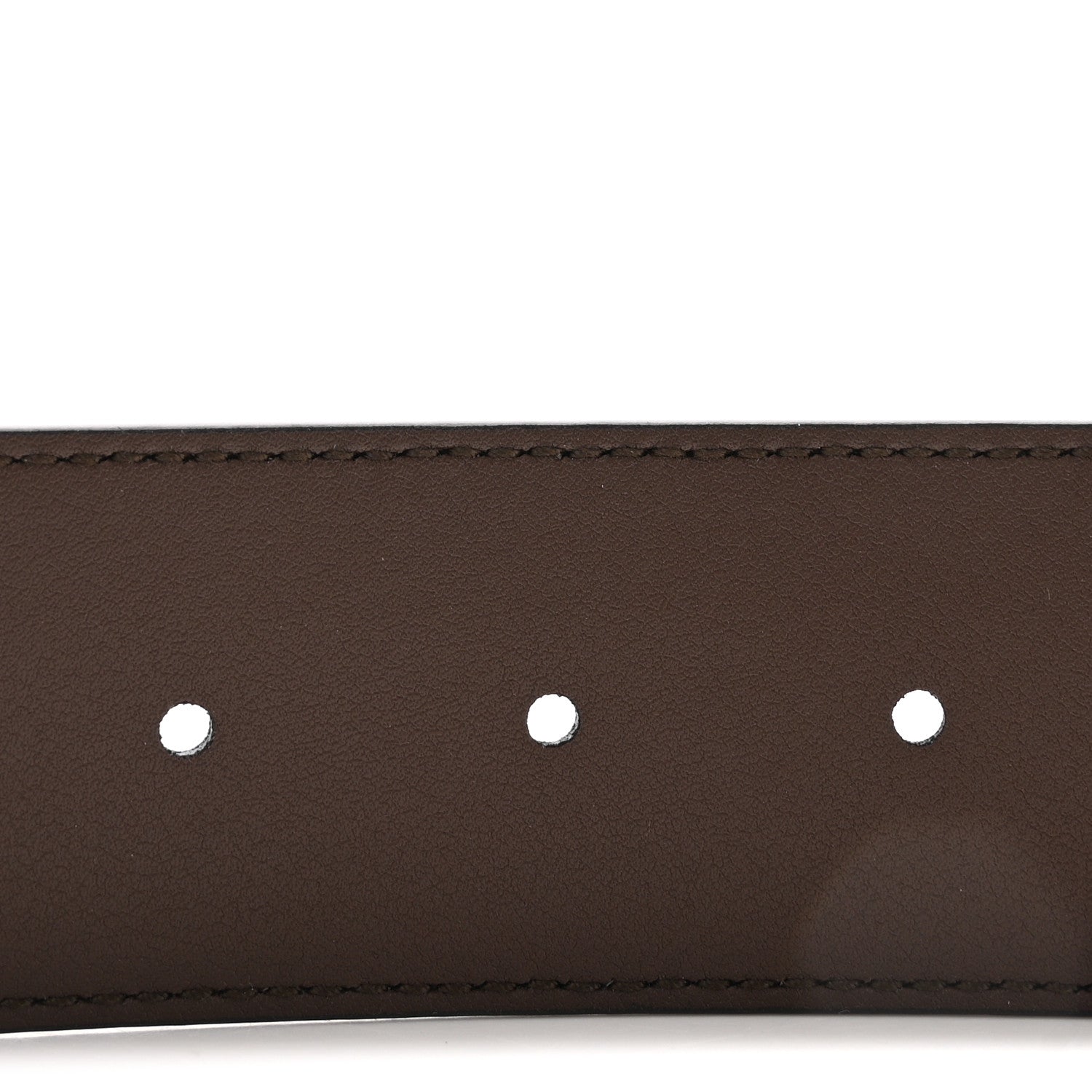 GG Supreme Monogram Matte Plutone Calfskin Double G 40mm Belt 75 30 Beige Ebony New Acero