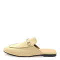 GG Monogram Canvas Womens Princetown Slippers 40.5 Egypt Salt