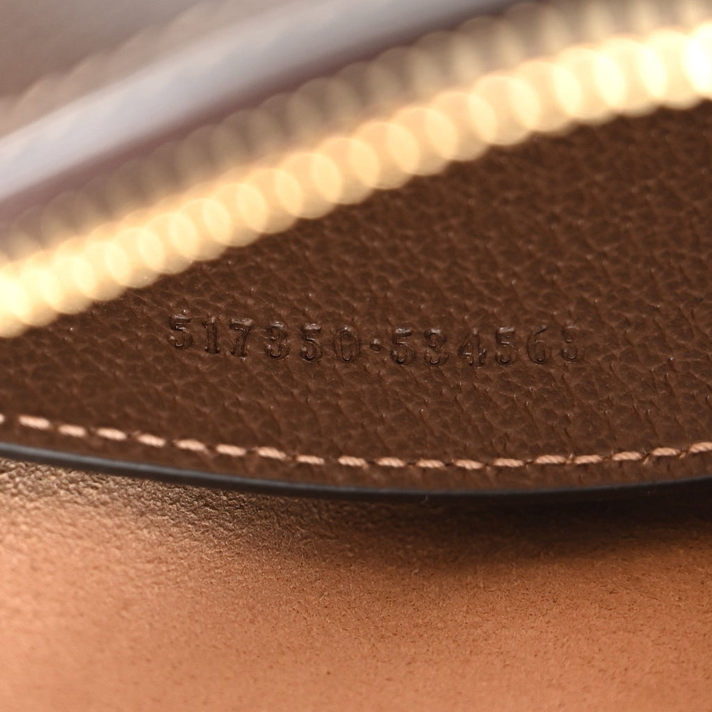 GG Supreme Monogram Web Mini Ophidia Shoulder Bag Brown