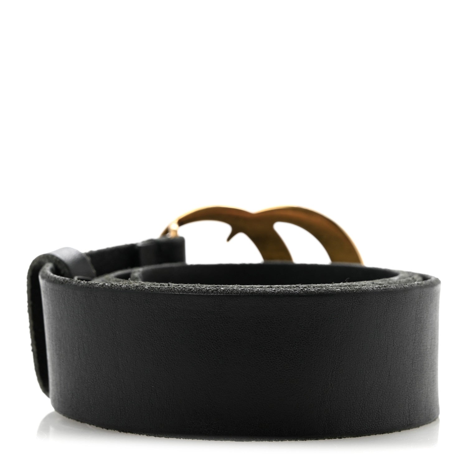 Faded Calfskin Double G 40mm Belt 85 34 Black