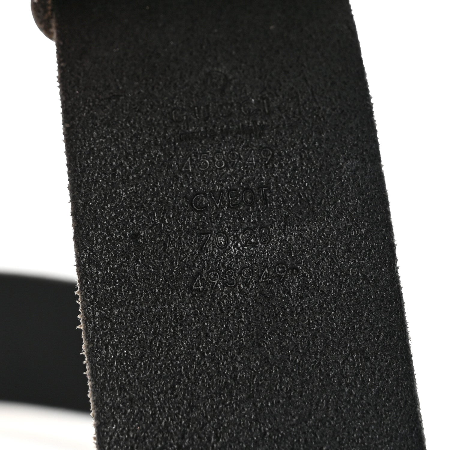 Faded Calfskin Snake Double G Belt 70 28 Black