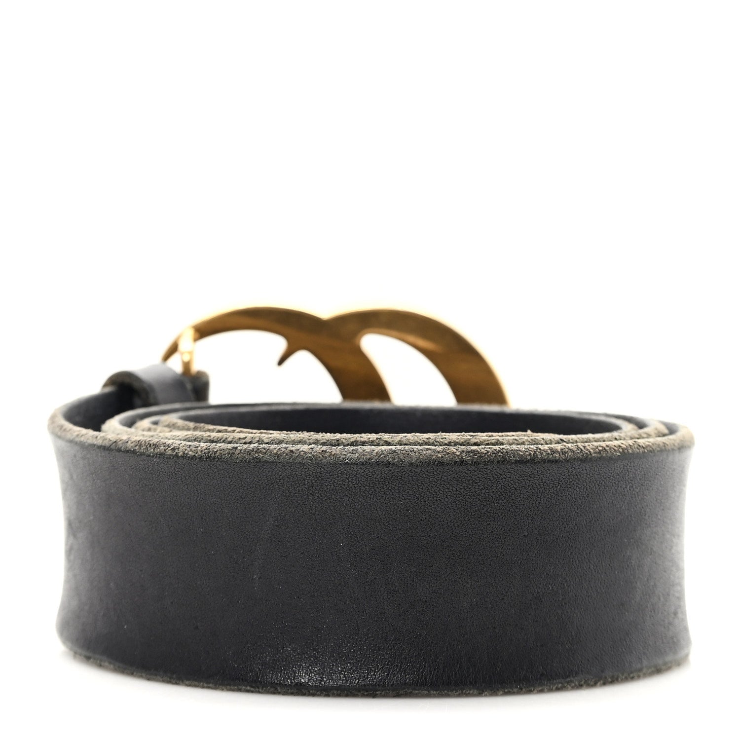 Faded Calfskin Double G 40mm Belt 85 34 Black