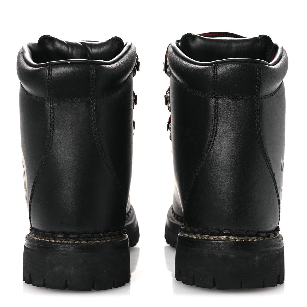 X THE NORTH FACE Calfskin Womens Hiking Ankle Boots 37.5 Black