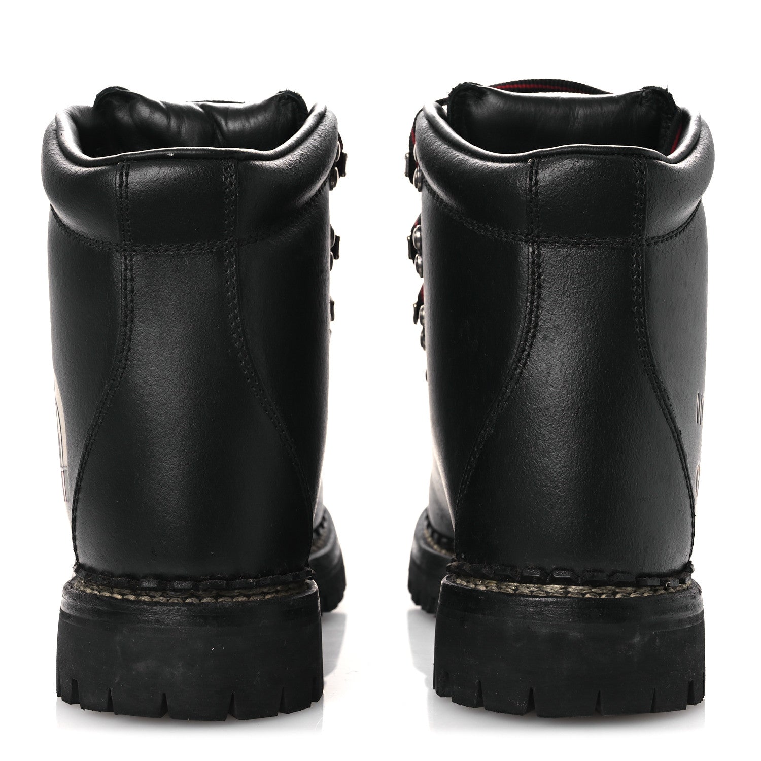 X THE NORTH FACE Calfskin Womens Hiking Ankle Boots 37.5 Black