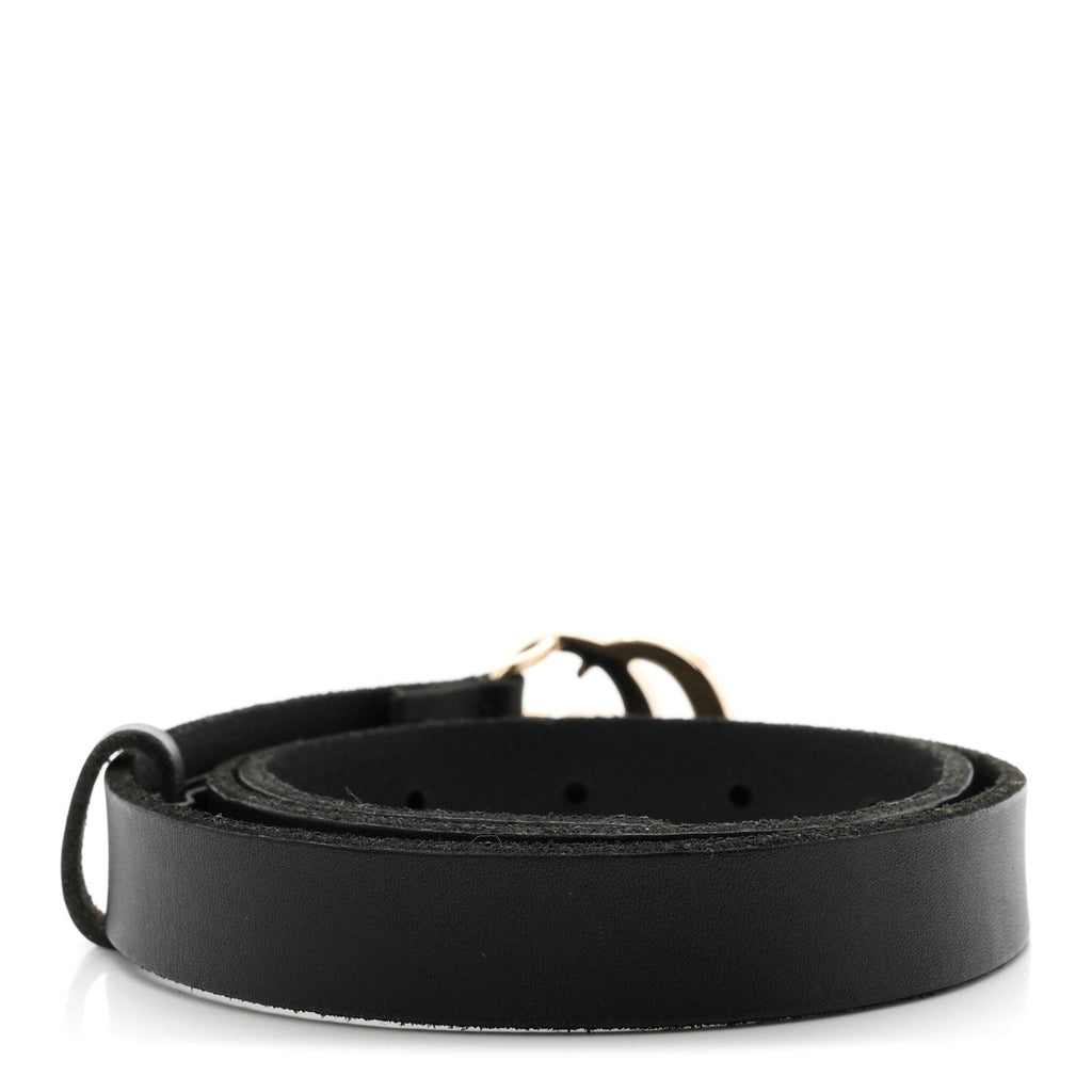 Cuoio Toscano Double G 20mm Belt 70 28 Black