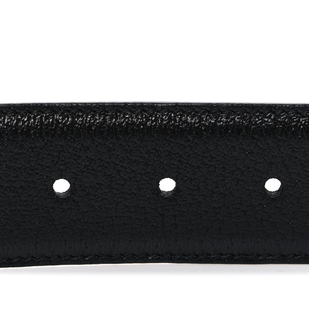Textured Dollar Calfskin 40mm Belt 85 34 Black