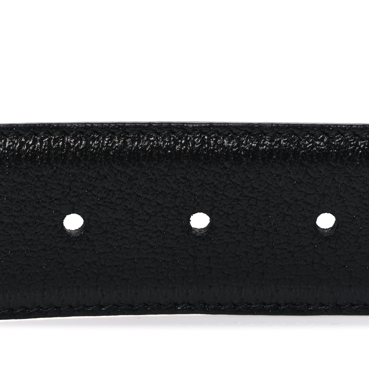 Textured Dollar Calfskin 40mm Belt 85 34 Black