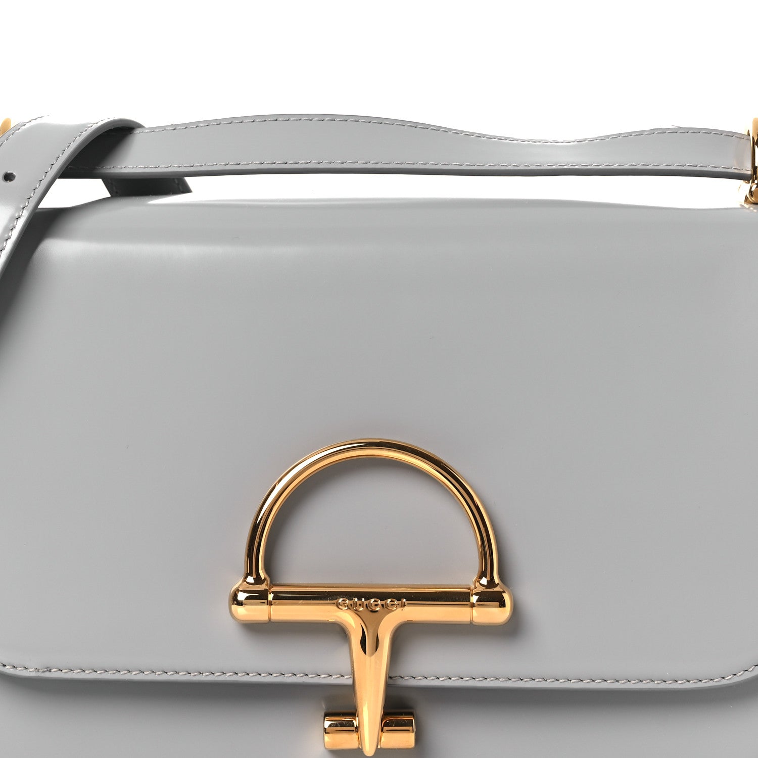 Calfskin Siena Small Shoulder Bag Grey