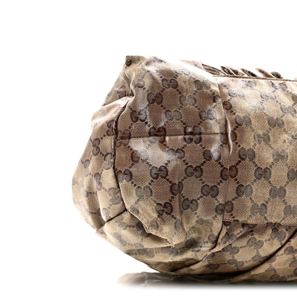 Crystal Monogram Medium Hysteria Top Handle Bag