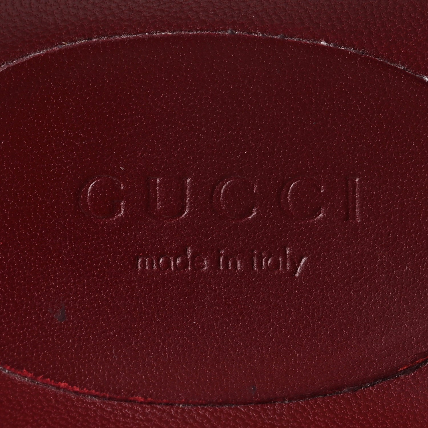 GG Supreme Monogram Womens Horsebit Slippers 36 Rosso Ancora