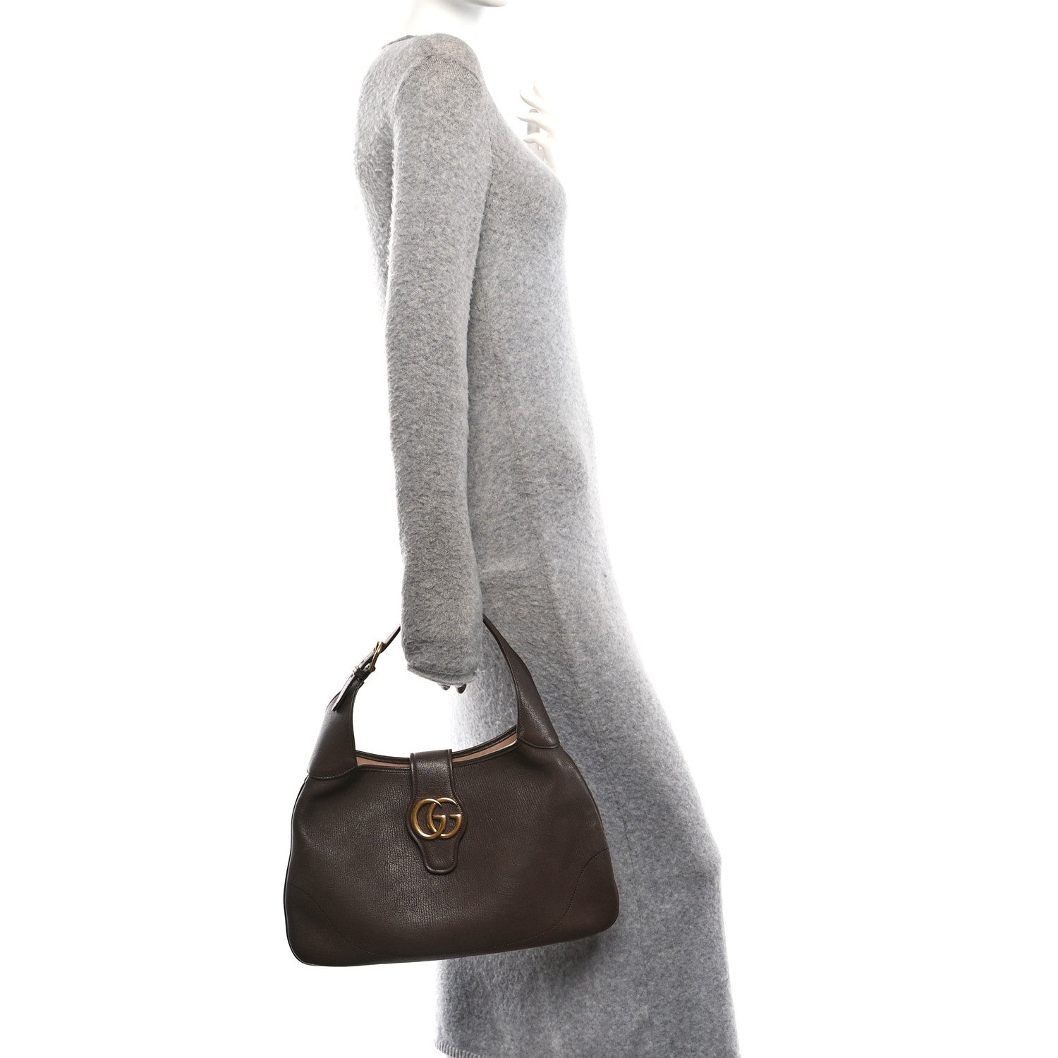Goatskin Medium Aphrodite Shoulder Bag New Acero