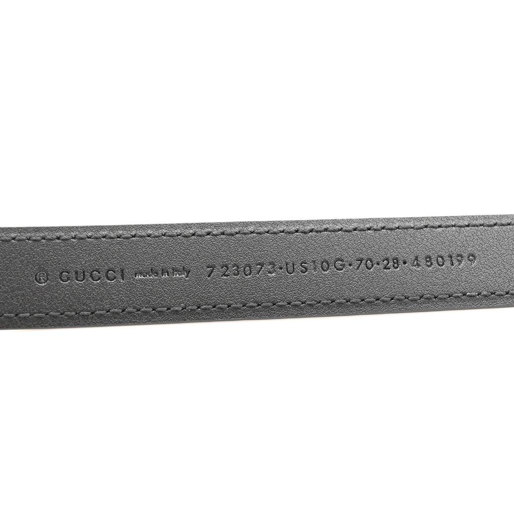 Ciny Lux Calfskin Blondie 20mm Belt 70 28 Black