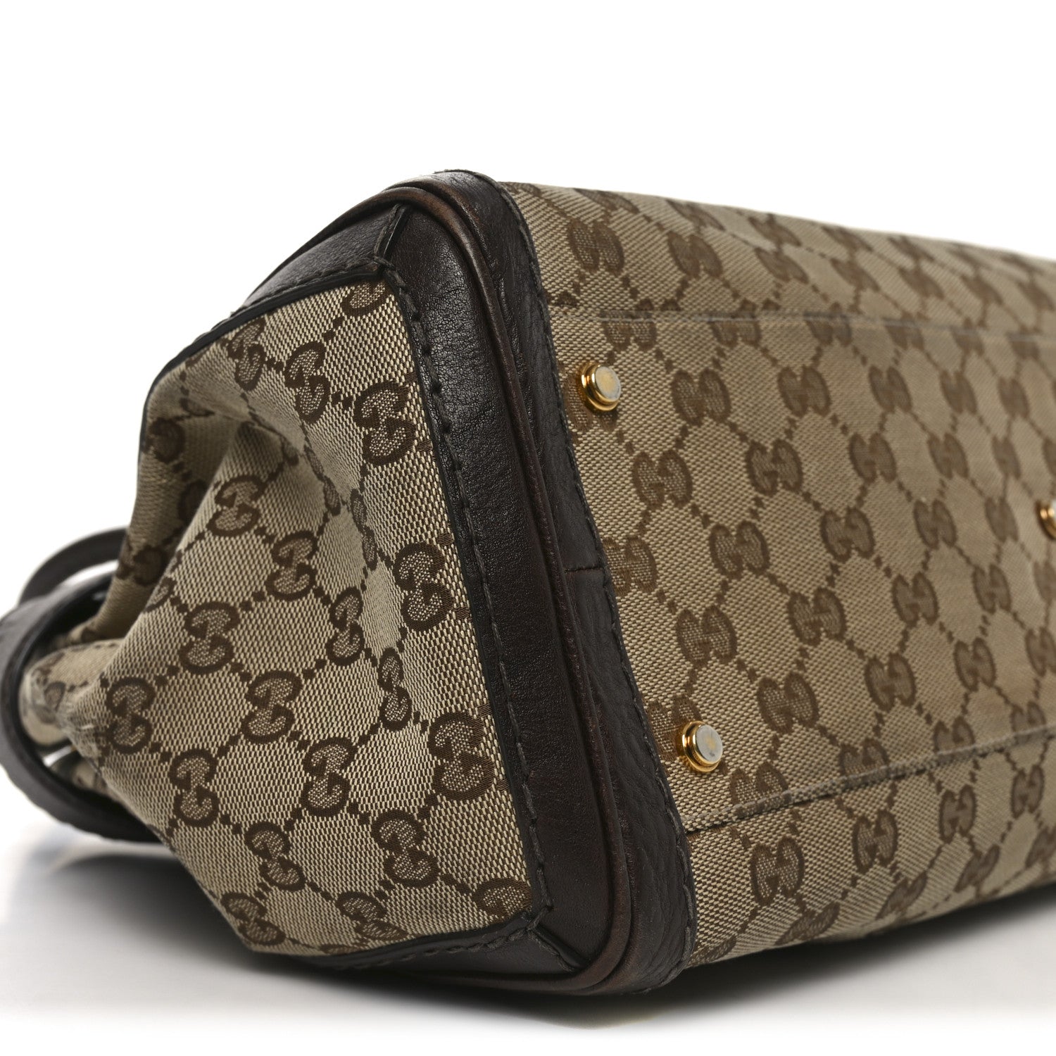 Monogram Medium GG Running Tote Dark Brown