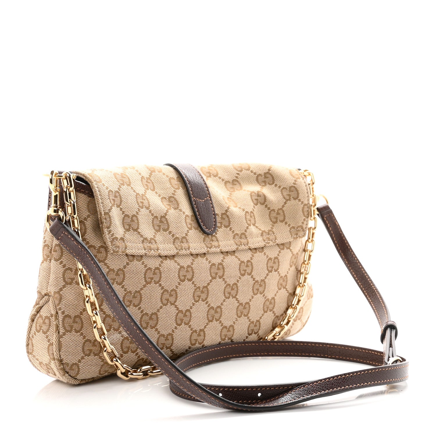 Monogram Medium Aperitivo Shoulder Bag  Sand Brown