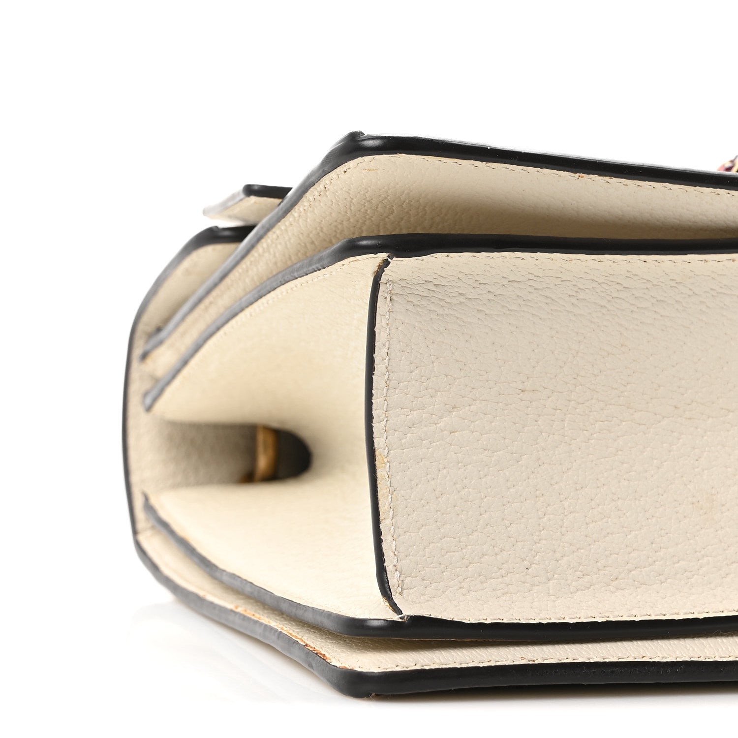 GG Supreme Monogram Small Queen Margaret Top Handle Bag White