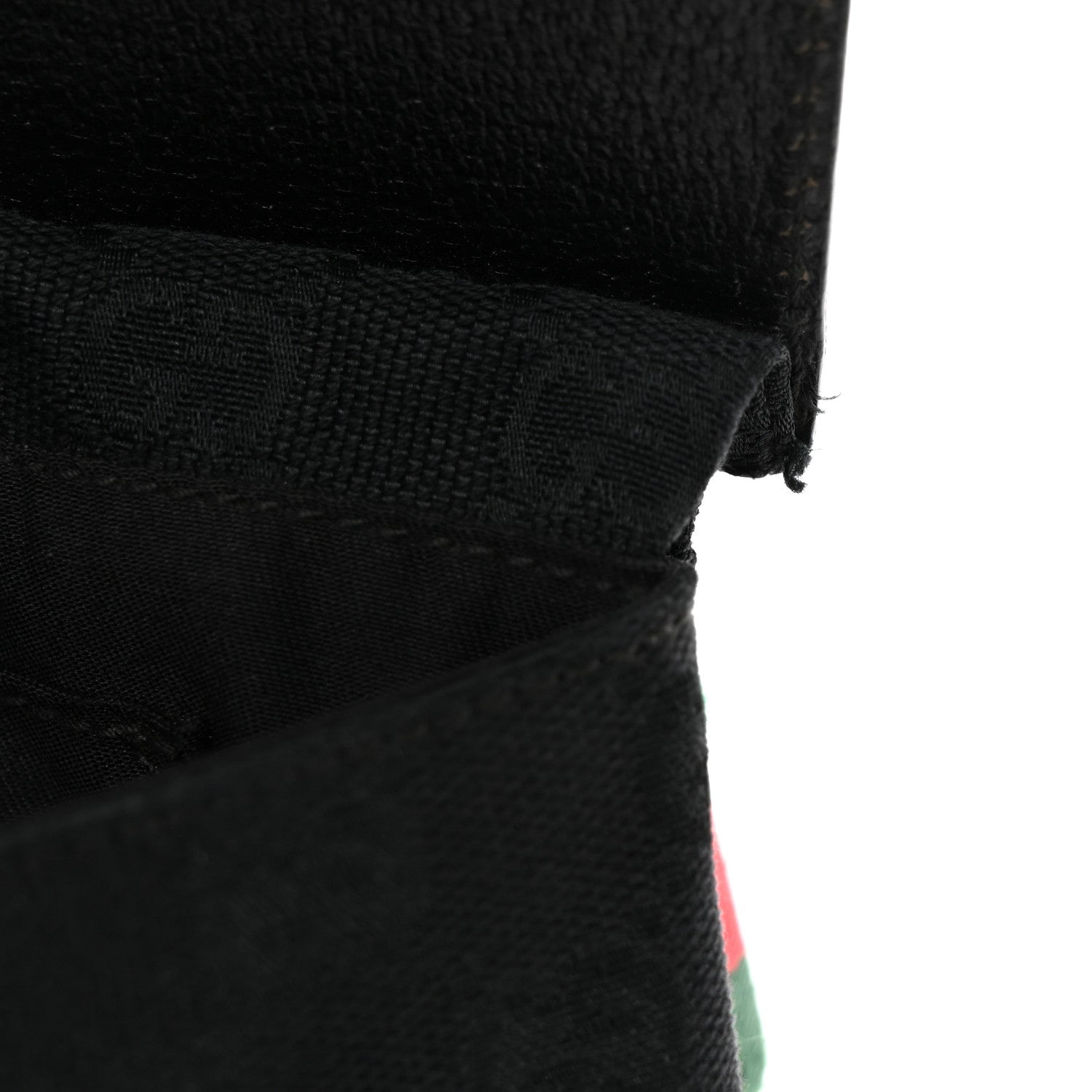 Monogram Web Belt Pouch Bag Black