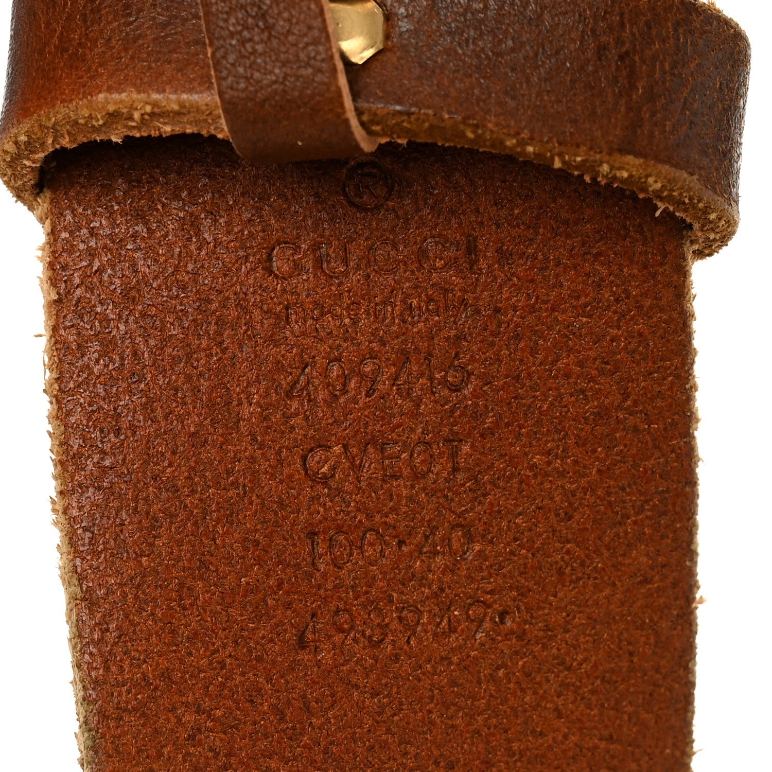 Faded Calfskin Double G 40mm Belt 100 40 Cuir