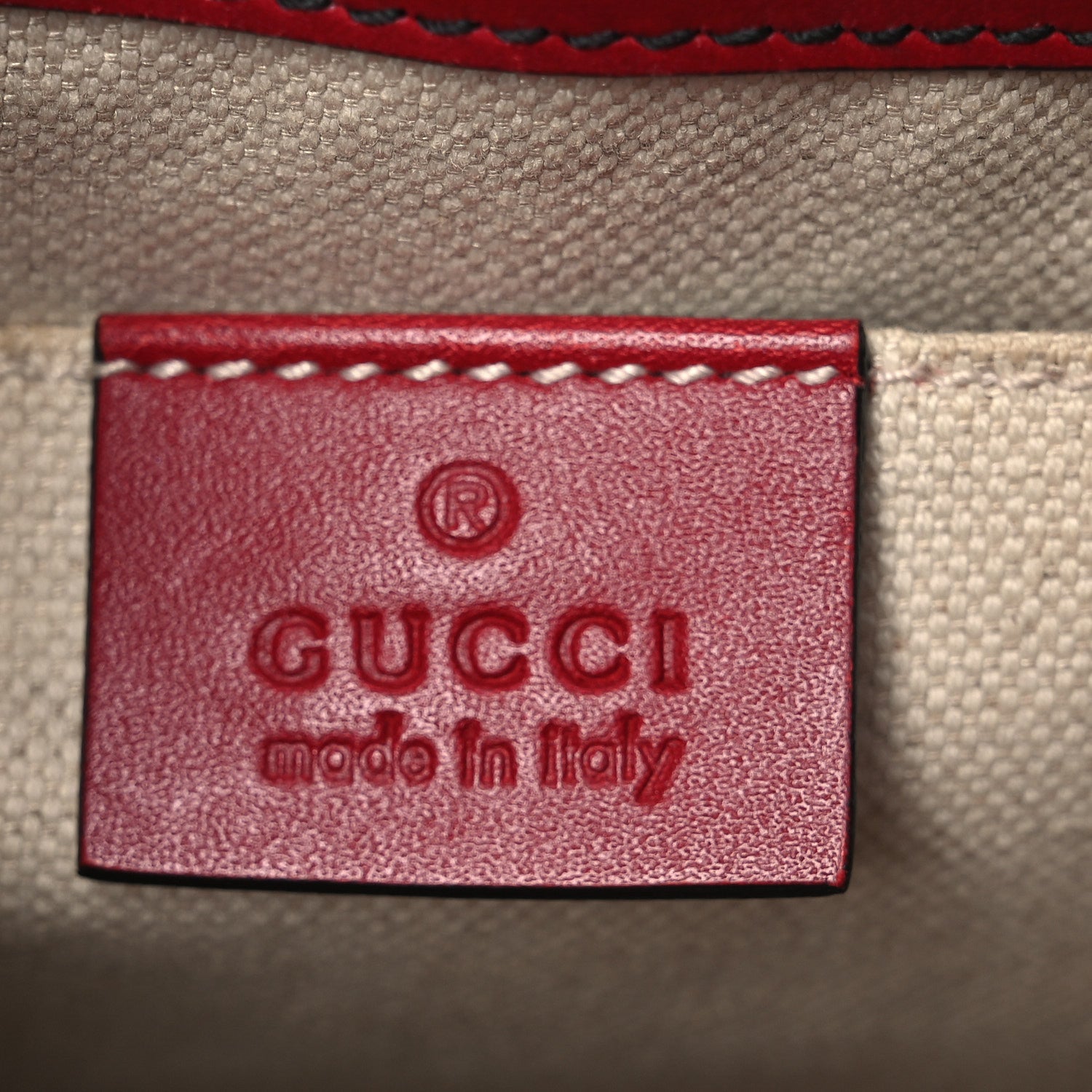 Guccissima Small Emily Shoulder Bag Red