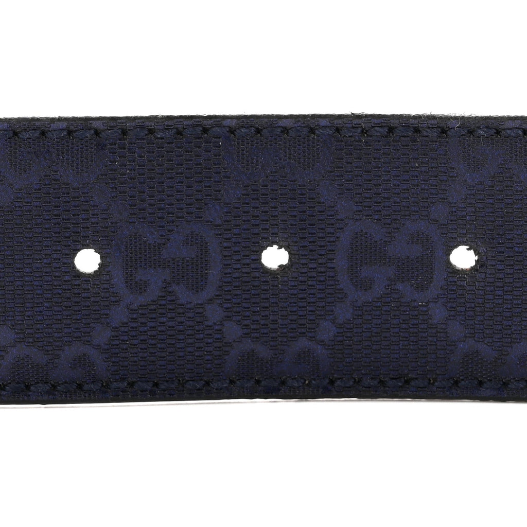 Imprime Monogram Interlocking G Belt 85 34 Navy