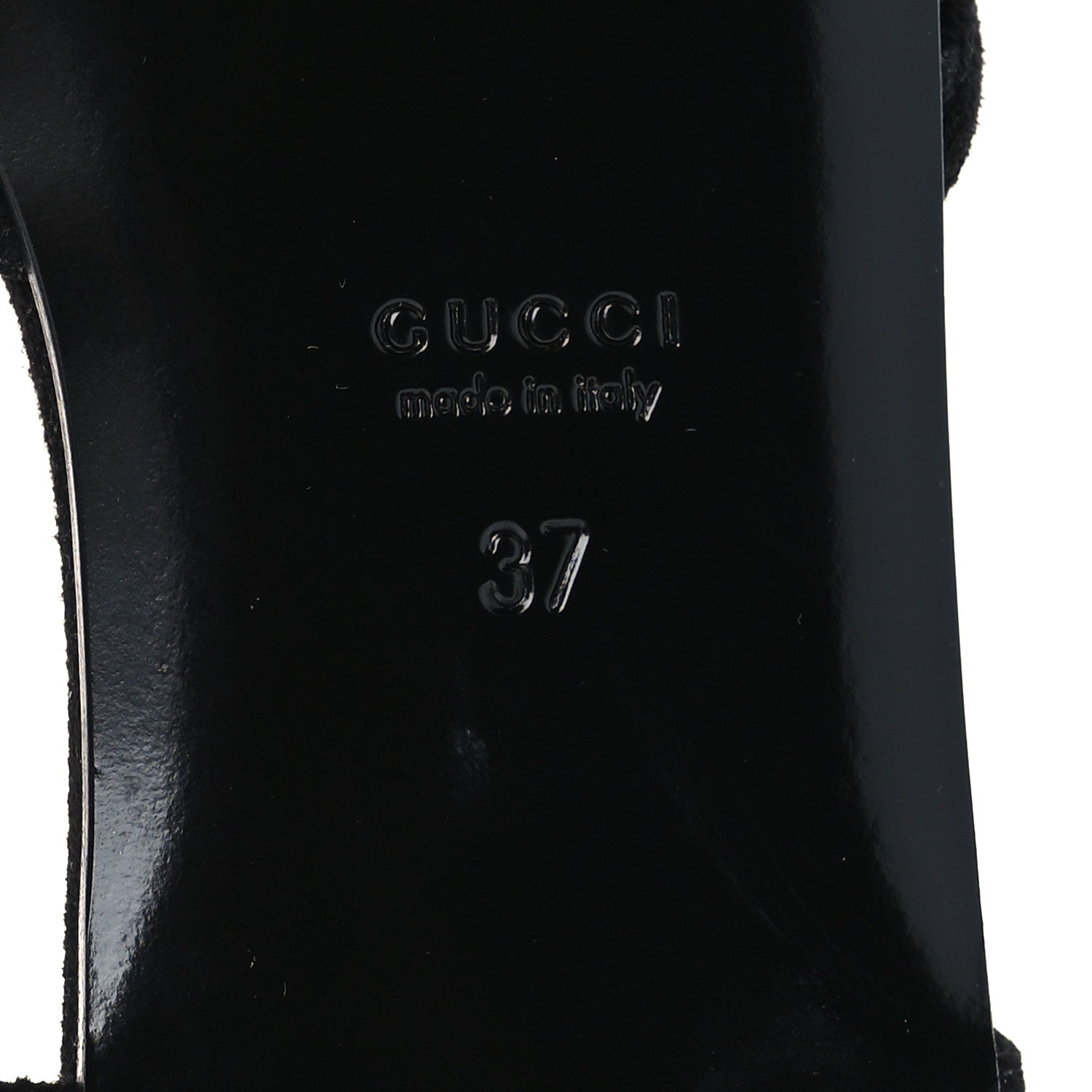 Suede Mesh Crystal GG Monogram Slingback Ballet Flats 39.5 Black 39 Black
