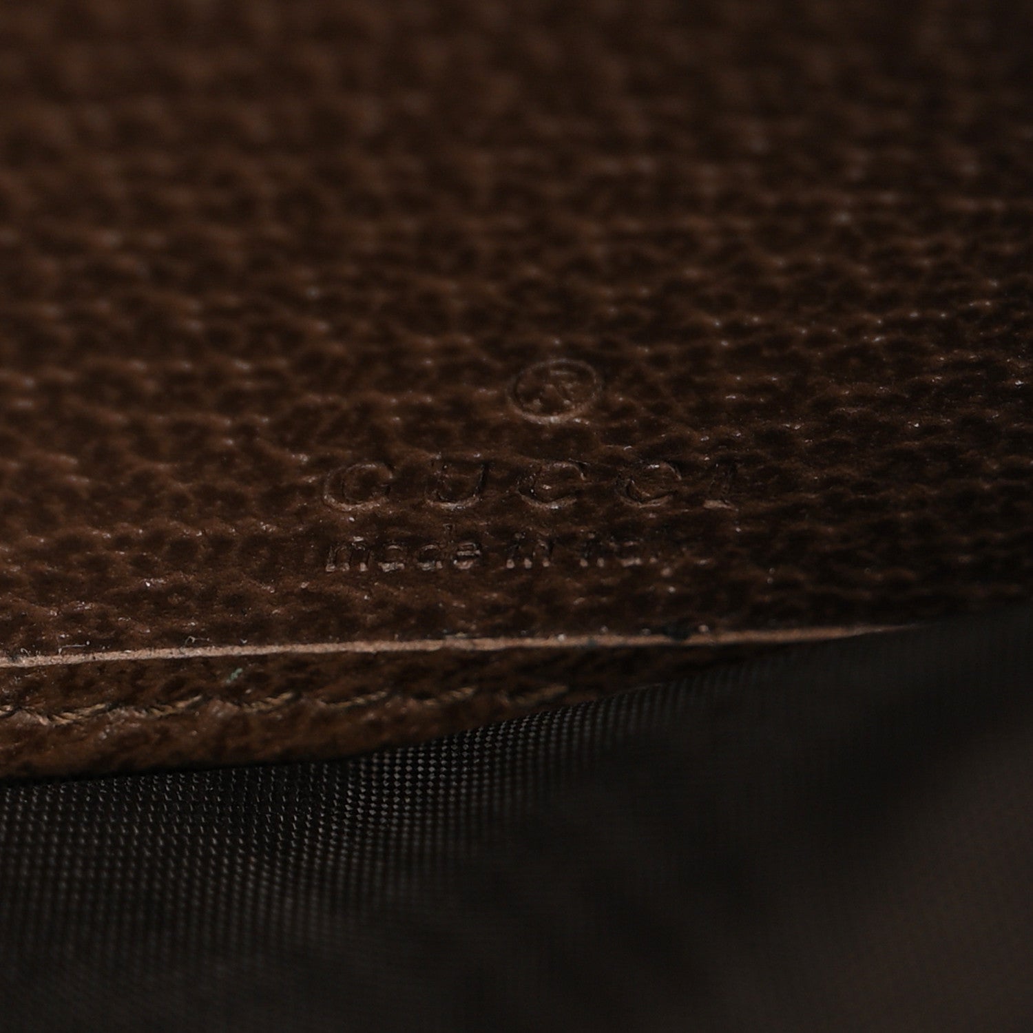 GG Supreme Monogram Textured Dollar Calfskin Blondie Continental Chain Wallet Beige Ebony New Acero