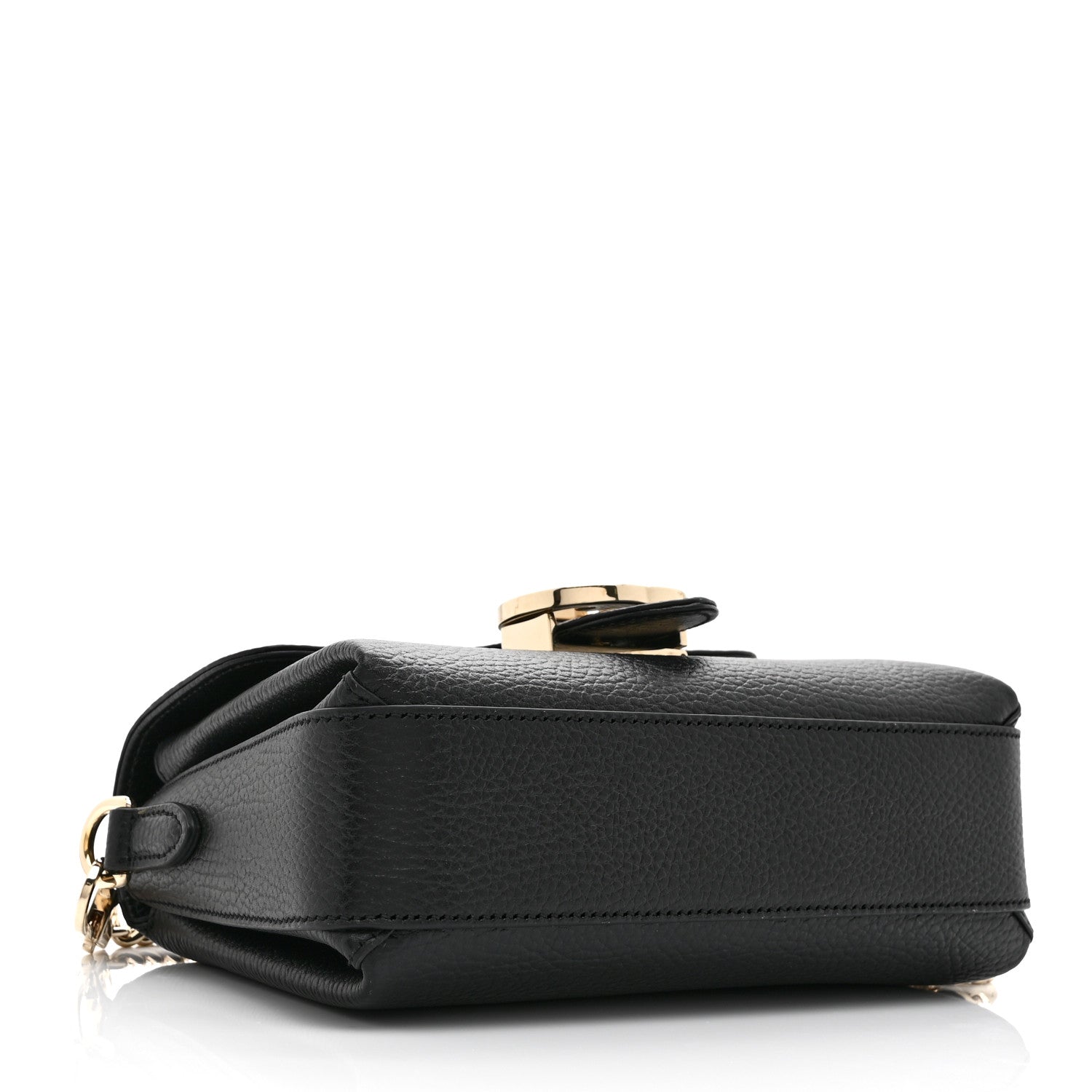 Dollar Calfskin Interlocking G Crossbody Bag Black