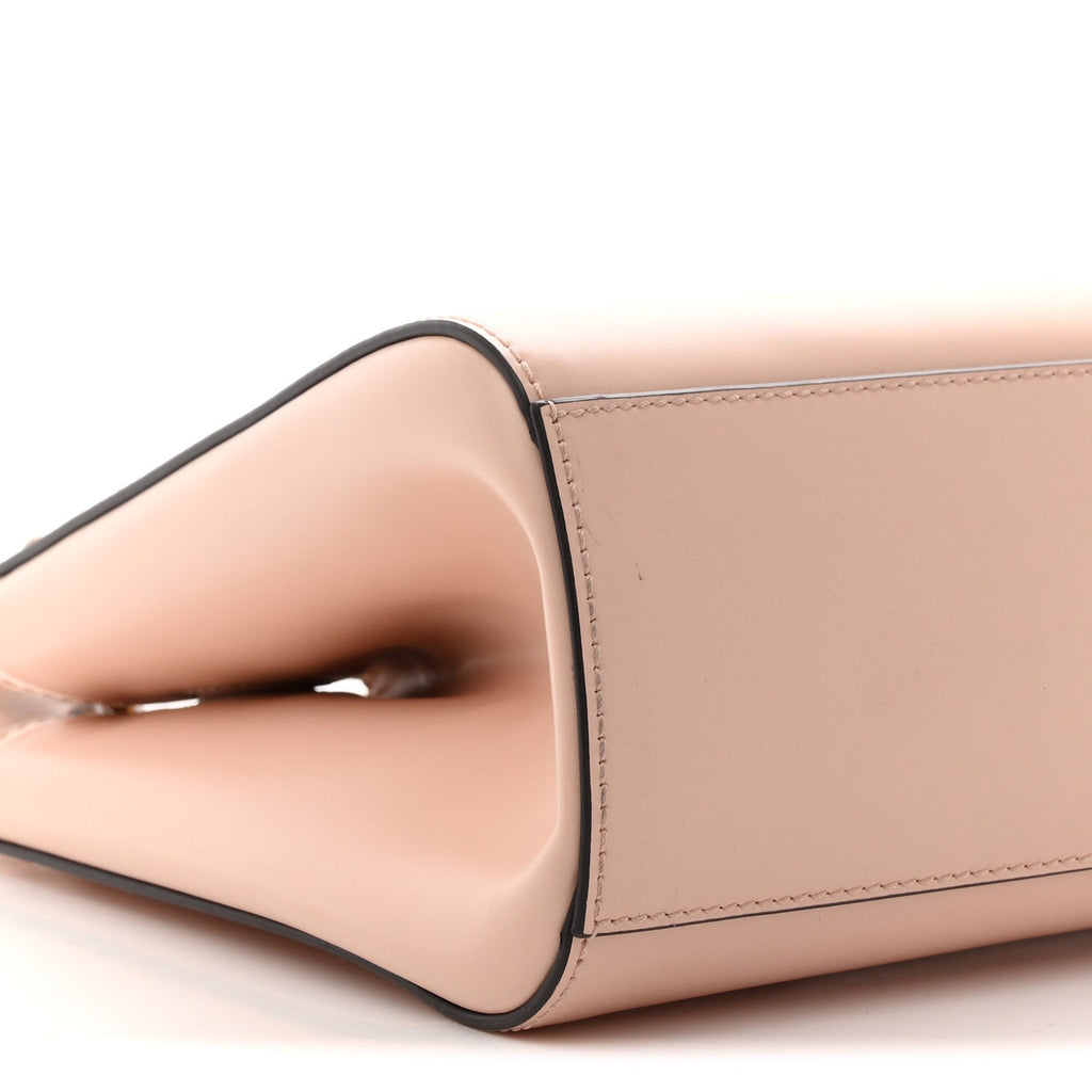 Nappa Bamboo Small Nymphaea Top Handle Bag  Perfect Pink