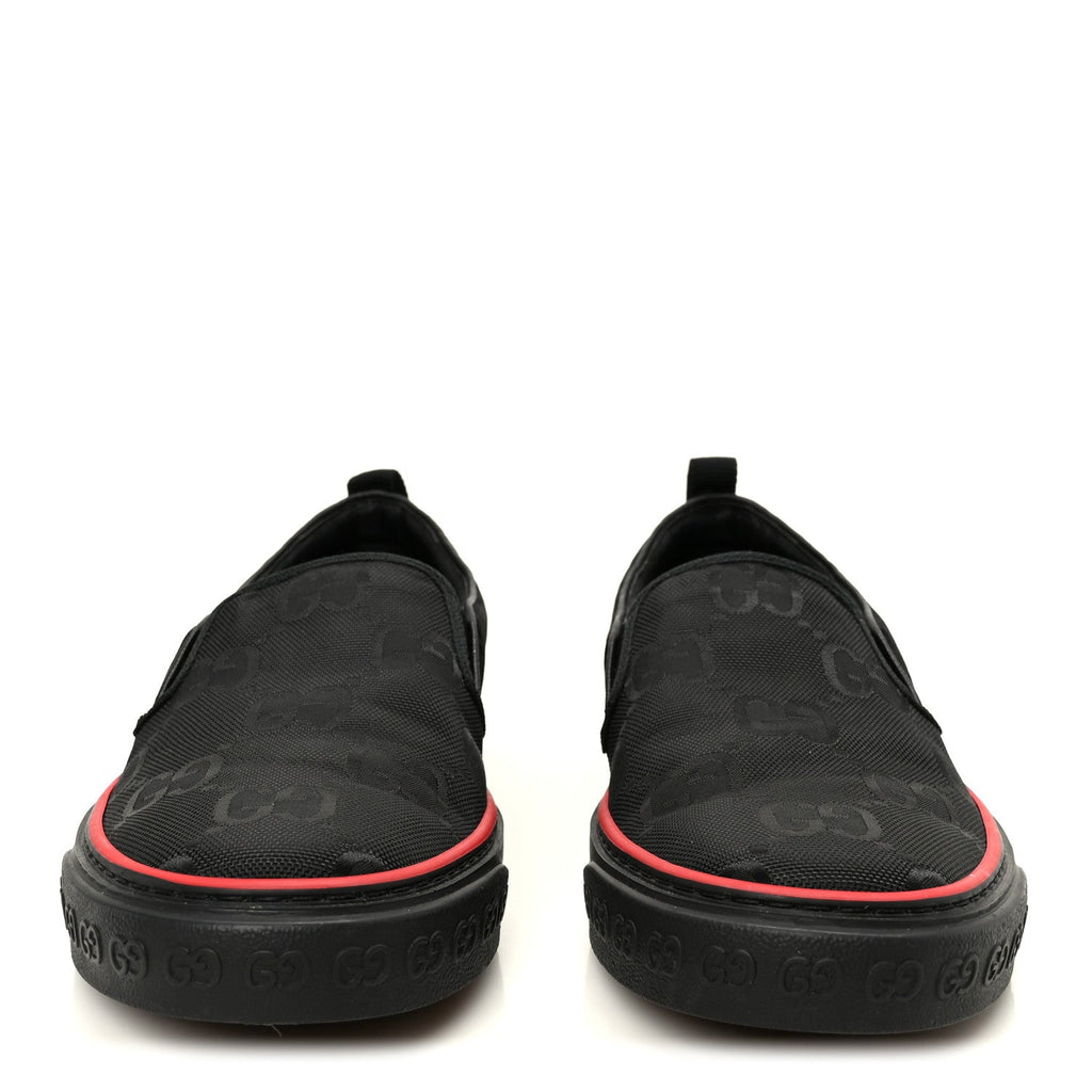 GG Nylon Mens 1977 Tennis Slip On Sneakers 8.5 Black