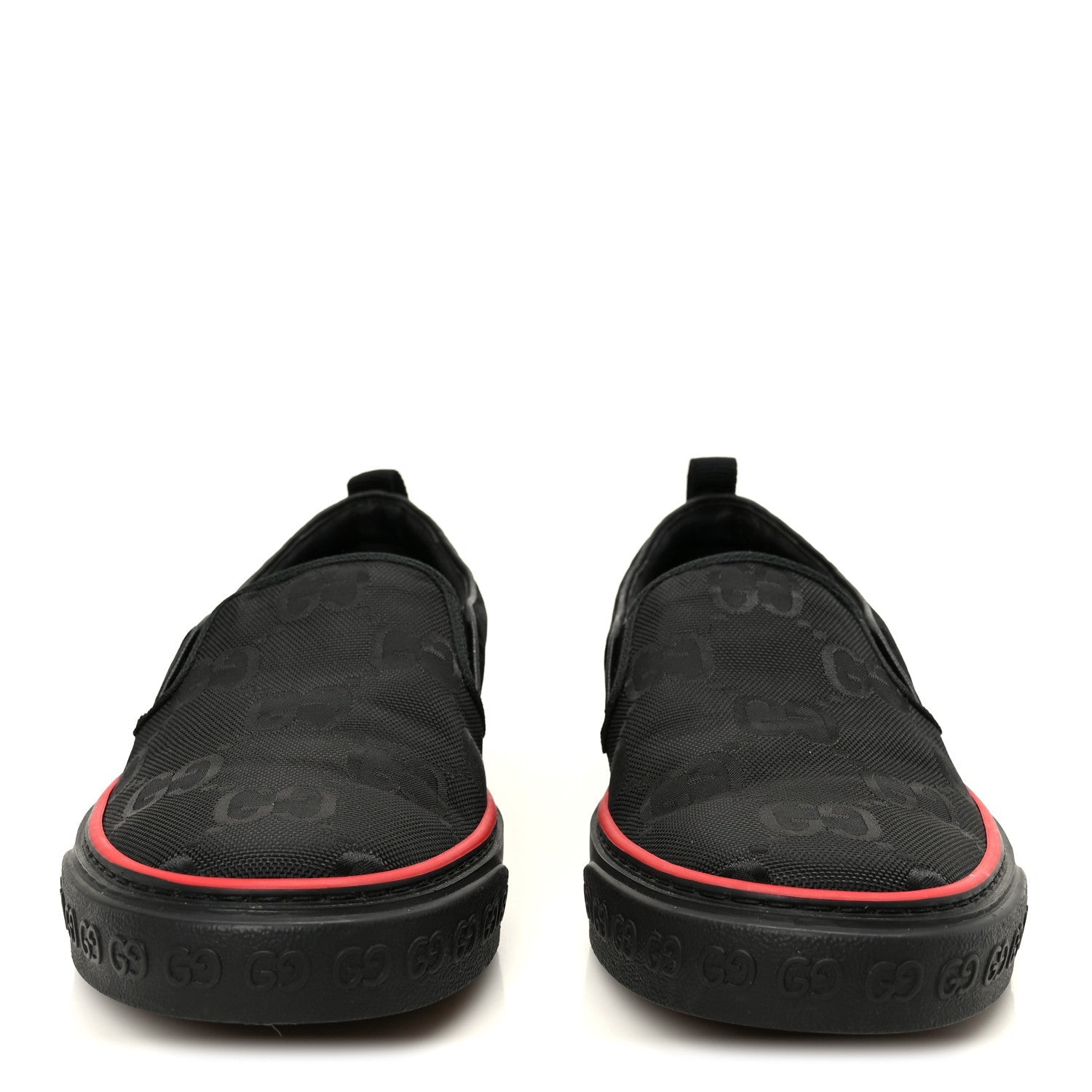 GG Nylon Mens 1977 Tennis Slip On Sneakers 8.5 Black
