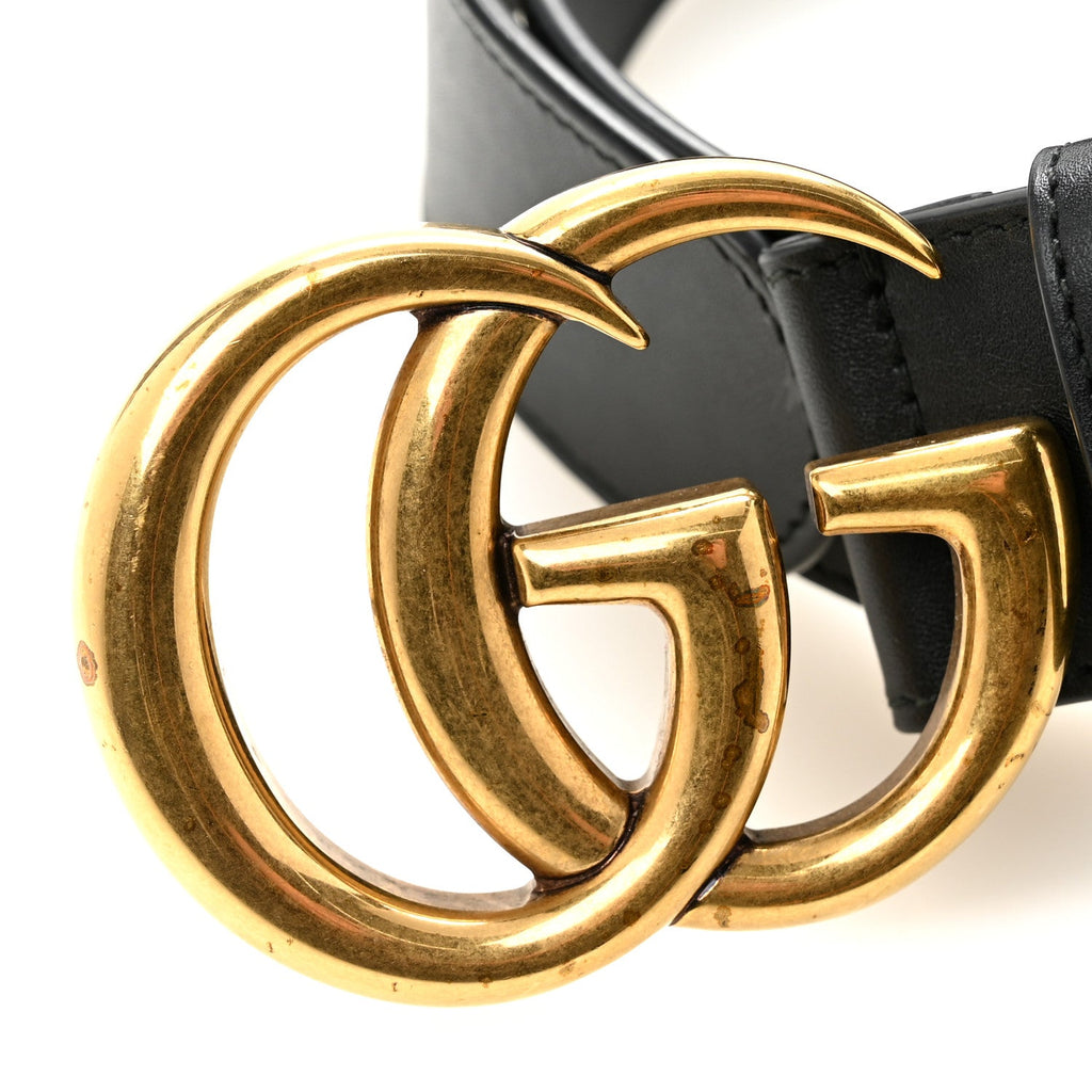 Calfskin Double G 40mm Belt 80 32 Black