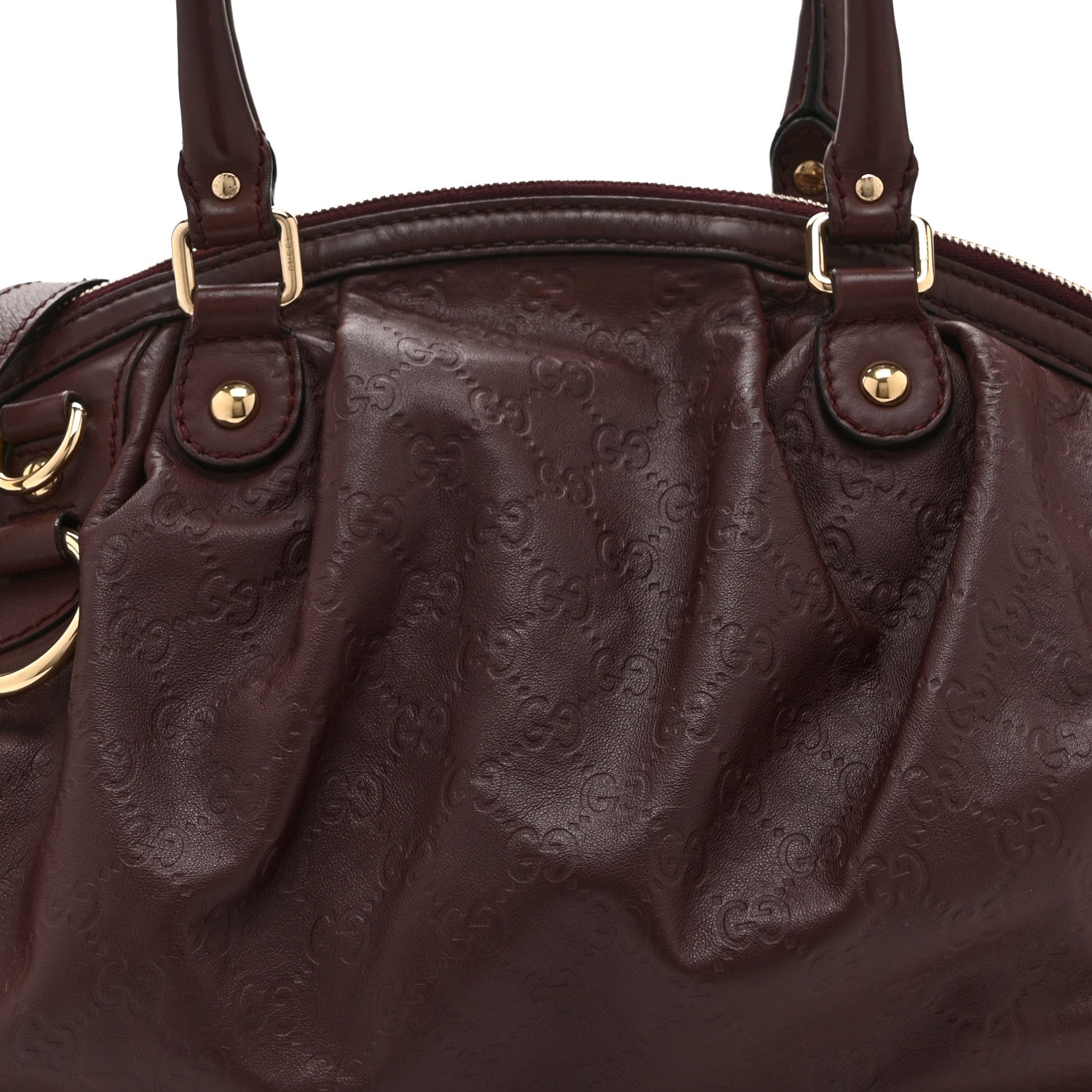 Guccissima Medium Sukey Boston Chocolate