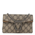 GG Supreme Monogram Super Mini Dionysus Shoulder Bag Taupe